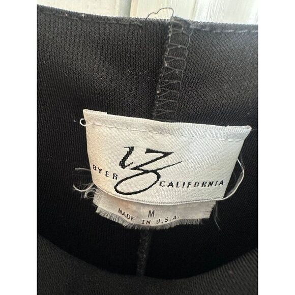 VTG Byer California Maxi Slip Dress Medium Sheer Overlay Grunge Witchy Y2K - Picture 5 of 6